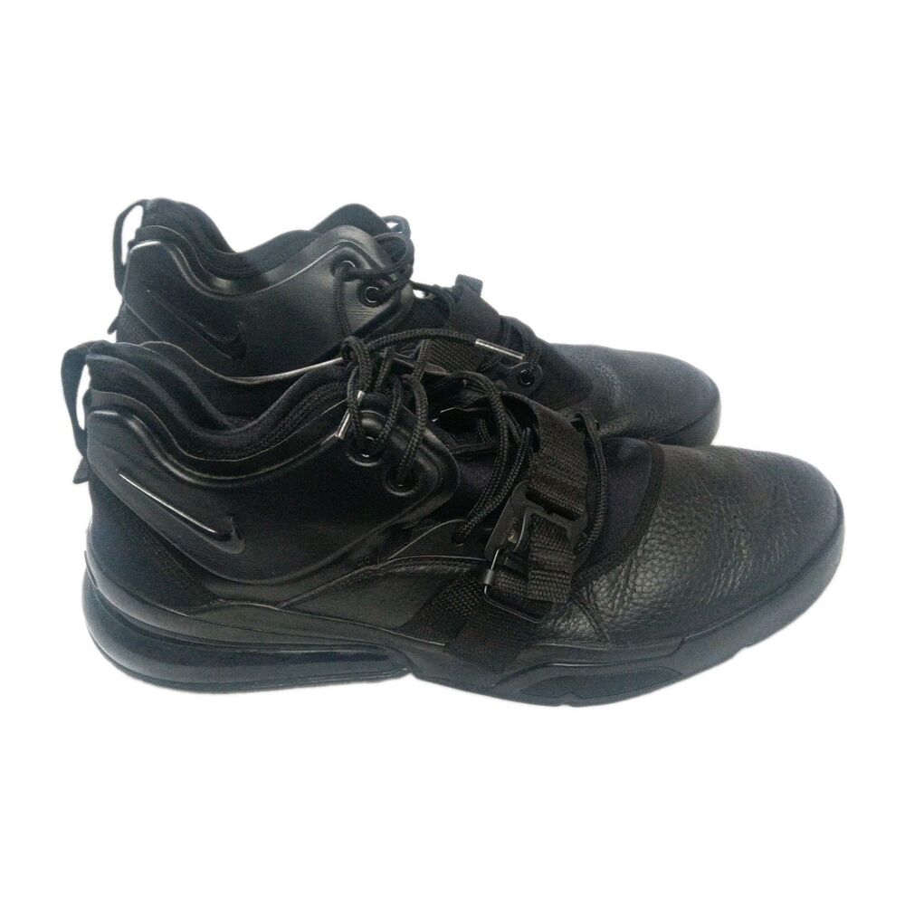 Nike Air Force 270 Triple Black Shoes Mens Size 13  Casual Sneakers